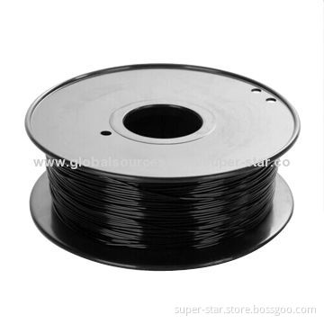 3d printer filament, black color 1.75MM PLA filament 190-230 degrees, 3D printer plastic materials